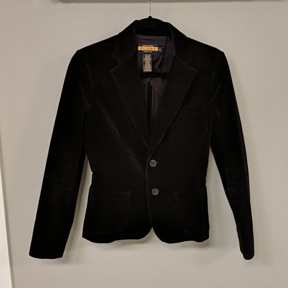 Dark Plum Corduroy Blazer